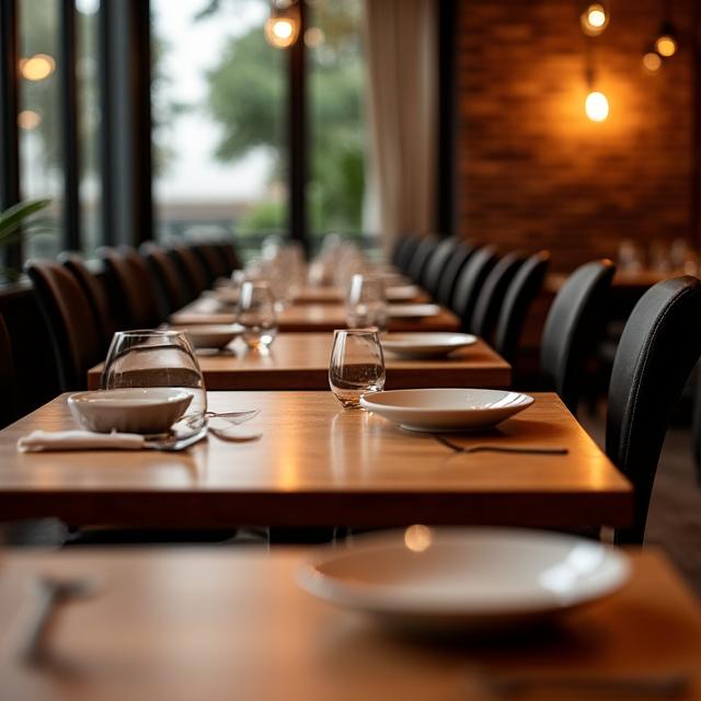 Mesas personalizadas para restaurante